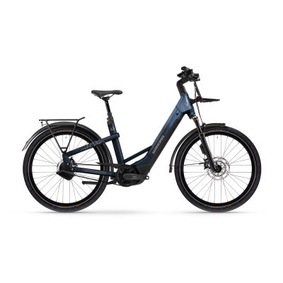 Winora YAKUN ENV 800Wh Tiefeinsteiger Trekking E-Bike 2026 | CAVALRY/NIGHTLIFE DENIM glänzend