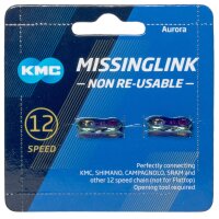 KMC Aurora blue MissingLink Verschlussglied