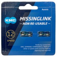 KMC Aurora green MissingLink Verschlussglied