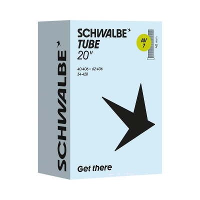 Schwalbe Schlauch AV 7 | 20x1.50-2.50" 40/62-406/428 AGV 40mm