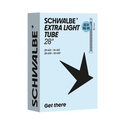 Schwalbe Schlauch SCV15L-EL Extra Leicht | 28x0.90-1.35" 28/34-622/630 SCV sw 80mm