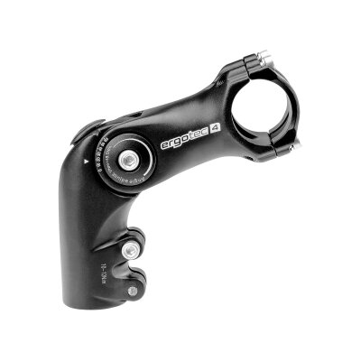 ERGOTEC Vorbau "Octopus Ahead 50" Ø 1 1/8" (28,6 mm), -0?/+60?, Lenkerklemmung 25,4 mm, Klemmhöhe 41 mm Level 4 , SB-verpackt, Ahead, Aluminium 6061 T6, ca. 338 g (90 mm) - 358 g (110 mm)