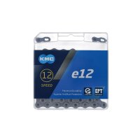 KMC Schaltungskette e12 EPT | 1/2"x11/128",130 Gl.,12-f.,dunkel silber