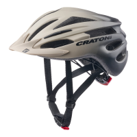 CRATONI Fahrradhelm Pacer Jr. | darksand schwarz matt,...