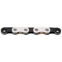 KMC X Flat silver/black flattop Schaltungskette schwarz