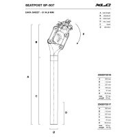 XLC Federsattelstütze SP-S07 | Ø 31,6mm,...