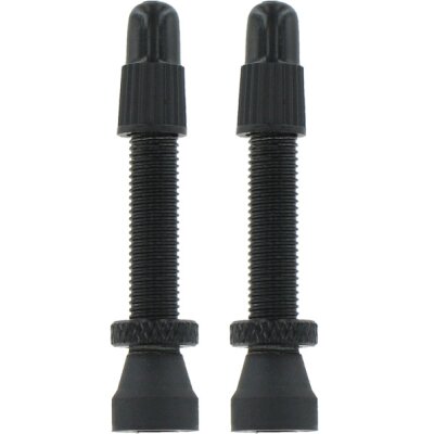 VAR Tubeless-Ventil Alu schwarz 35 mm, 2 Stück