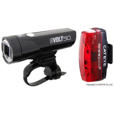 CATEYE SET GVOLT50/MICRO RAPID HL-EL550GRC/TL-LD620G