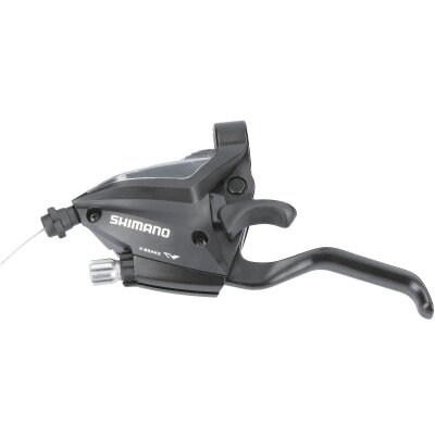 Shimano S+B-Hebel ST-EF 500 2-Finger 3-fach links, V-Brake, 1800mm, schwarz