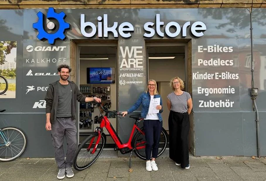 Übergabe des Hauptpreises beim STADTRADELN 2024